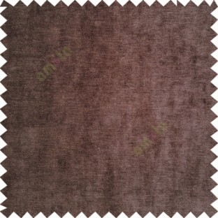 Dark brown color complete solids texture surface soft velvet finished polyester base thick background sofa fabric